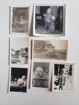 Antique Photos of Kids In Iowa. 1930&#39;s, 1940&#39;s. Set of 6. - £7.52 GBP