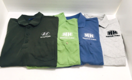 Car Dealership HENDERSON HYUNDAI Embroidered Logo Lot of (4) Polo Shirts... - $55.05