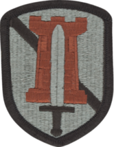 ACU PATCH - 204th MANEUVER ENHANCEMENT BRIGADE WITH HOOK &amp; LOOP NEW :KY2... - £3.14 GBP