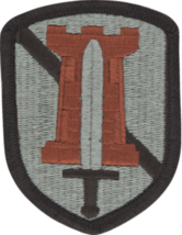 ACU PATCH - 204th MANEUVER ENHANCEMENT BRIGADE WITH HOOK &amp; LOOP NEW :KY2... - £3.09 GBP