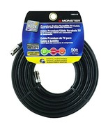 CABLE RG6 QUAD 50&#39; BLACK - $32.42