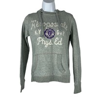 Aeropostale Women&#39;s Gray Physical Ed Hoodie Size S - £14.89 GBP
