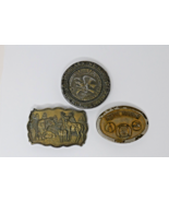 Belt Buckle Lot - NRA National Defense Arms and the Man Bear Deer Buck D... - $840.50 MXN