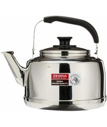 ZEBRA Teapot SUS304 Stainless Steel Whistling Sound Kettle 7.5 Liter - $1,507.73 MXN