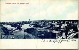 Vtg Postcard 1907 Spokane Washington WA Panoramic View  - $9.85