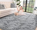 Super Soft Shaggy Rug For Bedroom, 4X5.9 Feet Fluffy Carpet For Living R... - $37.99