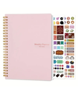 Planner A5 Weekly Notebook Undated To Do List Daily Week Organiser Habit... - $13.94