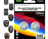 KEY FOB REMOTE Batteries (2) for 1997-2023 CHEVY SILVERADO REPLACEMENT, ... - $4.74