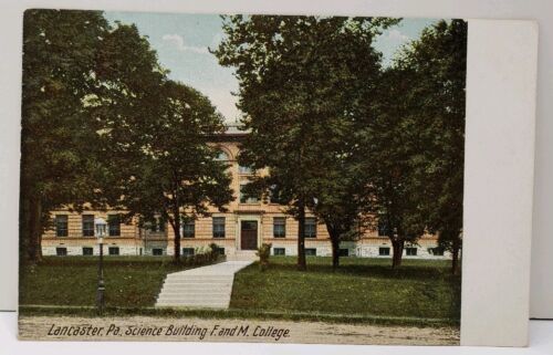 Primary image for Lancaster Pa Science F. and M. College udb Postcard E3