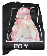 Darling In The Franxx Zero Hoodie Manga Anime Size MEDIUM M Black 7-8 - $636.86 MXN