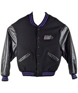 Arctic Cat Snowmobile Wool Coat Jacket Leather Arms Sz 2XL XXL Vintage U... - $3,043.53 MXN