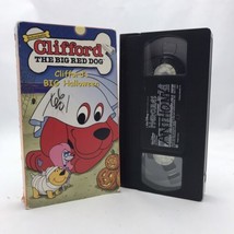 Clifford The Big Red Dog Clifford&#39;s BIG Halloween VHS Scholastic - £7.35 GBP