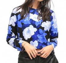 Electric &amp; Rose taryn floral long sleeve tee in Onyx/Ice - size S - £57.75 GBP