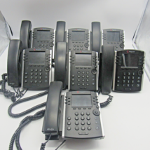 Lot of 7 POLYCOM VVX410 VOIP GIGABIT HD VOICE PHONE 2201-46162-001 - $101.66
