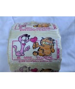 Sealed 1978 Vintage Garfield Be Mine, Valentine Sticker Roll 125 Wrapped - $123.74