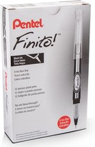 Box Of 12 Pentel Finito Porous Point Pens With Extra Fine Point Tips And... - $38.98