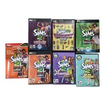 Lot Of 6 The Sims 2 PC CD Games *Expansions And Stuff Pack + Official Game Guide - £27.56 GBP
