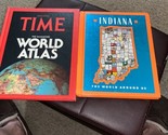 The Hammond World Atlas 1979 Bonus Book Indiana The World Around Us - $7.92