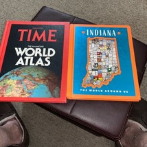 The Hammond World Atlas 1979 Bonus Book Indiana The World Around Us - £6.33 GBP