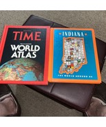 The Hammond World Atlas 1979 Bonus Book Indiana The World Around Us - £6.22 GBP