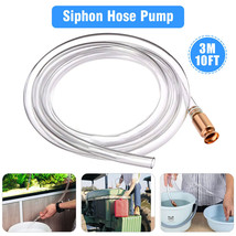 10Ft X 1/2&quot; Siphon Hose Jiggler Pump Oil Fuel Water Shaker Transfer Copp... - $24.69