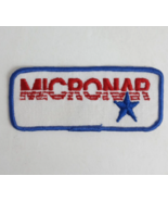 Vintage Micronar Star 1.75&quot; x 4&quot; Patch - $5.37 CAD