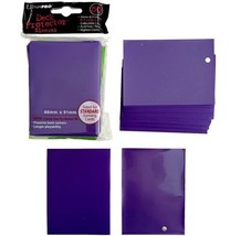 Card Protector Sleeves Ultra Pro Lot Of 85 Purple Green 66mmx91mm Standa... - $19.99