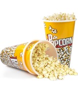 Retro Style Plastic Popcorn Containers Boxes Bucket for Movie Night  (3 ... - £7.02 GBP