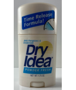 Vintage 1992 Dry Idea Anti Perspirant Deodorant 1.75 oz Powder Fresh Sol... - £18.00 GBP