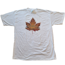 Canada Maple Leaf t-shirt Canadian Original Adult XL / TG White Cityscap... - $10.39