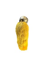 Vintage Yellow Rabbits Foot Lucky Charm Made In USA Good Luck!!! - $9.49