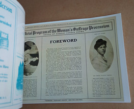 Harriet Brown (1913) Official Program Women&#39;s Suffrage Procession Right To Vote - £33.07 GBP