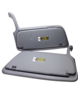 2010 - 18 Mercedes-Benz Sprinter LH/RH Pair Sun Visors Gray Vinyl W/Holders - $190.44