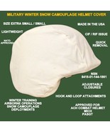 NEW Military Ground Troops Parachutist Airborne Helmet Cover White XS - ... - $248.17 MXN