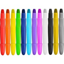 Easy Face Paint Crayons - Non-Toxic Face Painting Kit - 12 Colors Including Silv - £22.13 GBP
