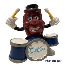 California Raisins Drums &amp; Drummer Figure by Calrab Applause 1988, PVC, 3&quot; Tall - £8.88 GBP