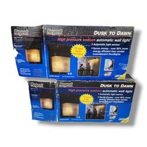 2 Regent Dusk to Dawn High Pressure Sodium Automatic Wall Light Set Sensor USA - £79.13 GBP