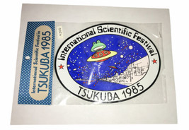 International Scientific Festival in Tsukuba 1985 Sticker Decal RARE - $16.58