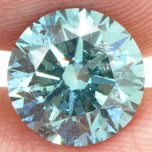 2.22 Carat Round Shape Diamond Fancy Blue Color Loose Enhanced SI1 Certified - £2,777.76 GBP