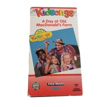 Kidsongs VHS A Day at Old MacDonald&#39;s Farm Viewmaster Video Sing Along Kids - £7.93 GBP