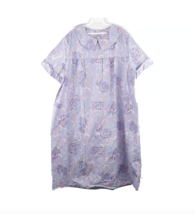 NOS Vtg 70s Womens 2XL Angel Print Maternity Natural Muumuu Dress Gown P... - $34.60