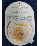 baby Milestone growth age month stickers stick &#39;n snap  - $11.29