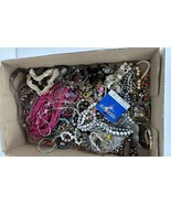 Jewelry Making Used Jewelry Bundle Beads Chains Bracelets Necklaces Earr... - £18.30 GBP