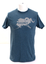 Rep Your Water Blue Hunt Alaska Ram Short Sleeve Graphic Tee T Shirt Men... - £31.57 GBP