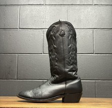 Laredo 6691 Soft Black Leather Western Cowboy Boots Men’s Sz 10.5 EW - £39.93 GBP