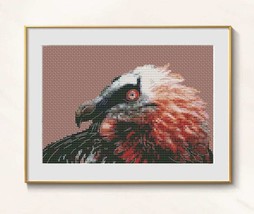 Vulture Cross Stitch Bird Pattern pdf - Vulture Bird Embroidery Gothic c... - £4.70 GBP