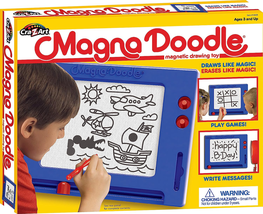 Cra-Z-Art Retro Magna Doodle Magnetic Drawing Board for kids 3 and up Bl... - $31.73