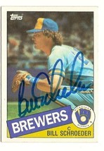 Bill Schroeder signed autographed card 1985 Topps - £7.72 GBP