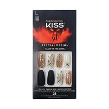 KISS Special Design Halloween Fake Nails, Glow-In-The-Dark, Style Freaky Friday - £9.56 GBP