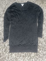 Old Navy Womens Dark Gray Boatneck Sweater Medium - £12.31 GBP